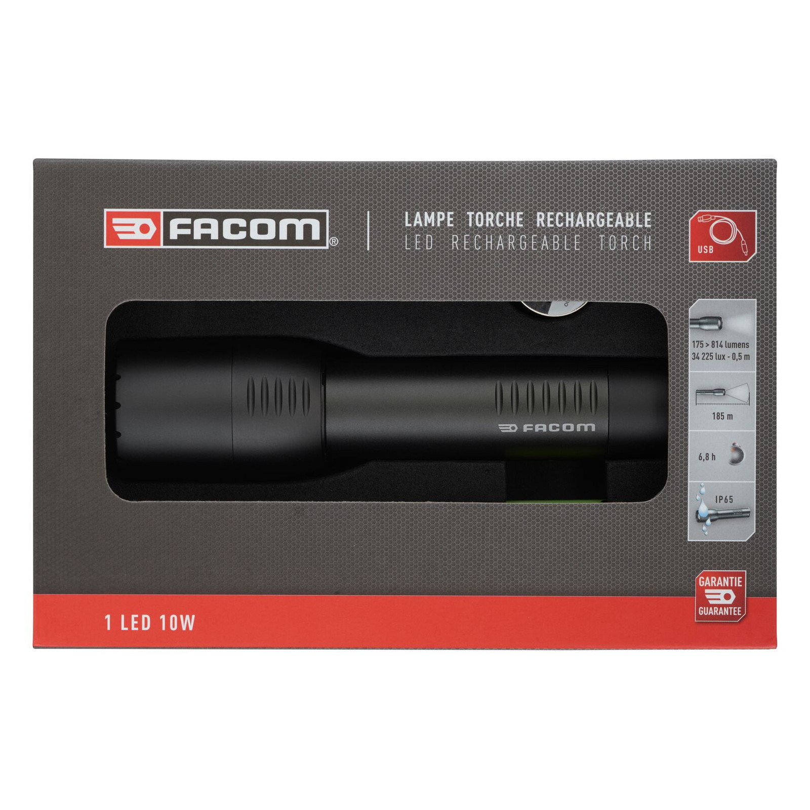 Facom - Lampe torche compacte rechargeable Facom - Lampes