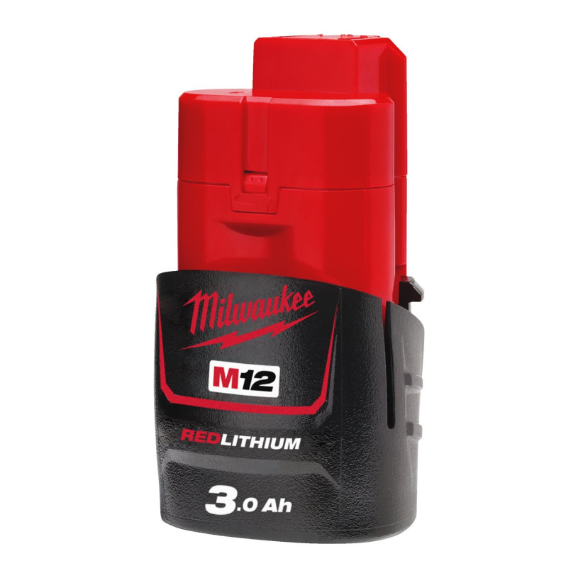Batterie Lithium Milwaukee® 12 V - 3,0 Ah - M12 B3 - Solo - M12 B3 MILWAUKEE