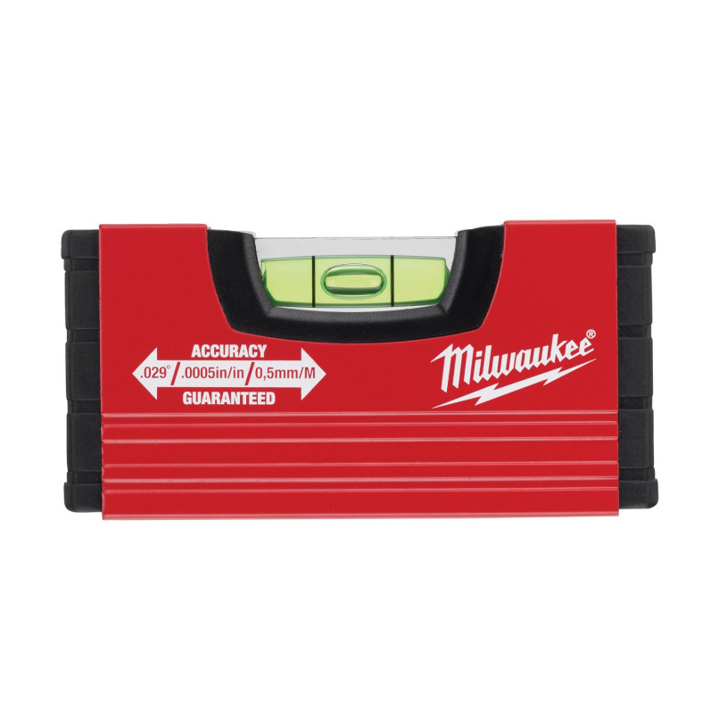 Niveau Tubulaire de Poche Aluminium Milwaukee® MINIBOX™ 100 MM MILWAUKEE