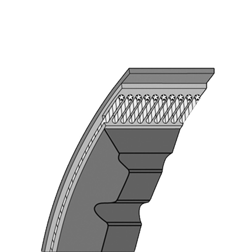 Courroie Trapézoïdale Etroite Crantée - Série XPZ - 9,7MM XPZ 830 - 830Ld/843La PROMECA COURXPZ0830LP