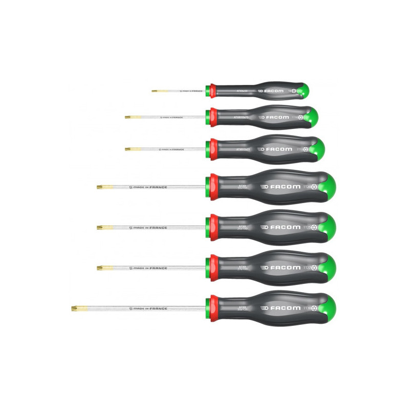 Jeu 7 Tournevis Torx Plus®Massif FACOM PROTWIST® - ATXR.J7PB FACOM