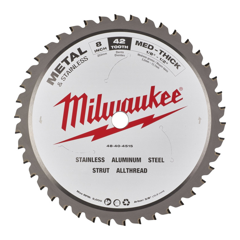 LAME SCIE Circulaire Métaux Milwaukee® M18 FMCS66 - Ø 203MM - 42 Dents MILWAUKEE LAMESCCMW48404515