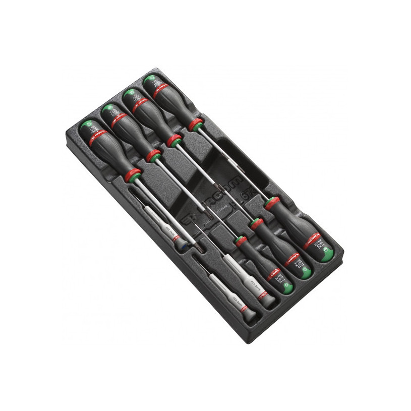 Plateau Thermoformé Nu FACOM - PL.678 (Module Tournevis MOD.AT6) FACOM