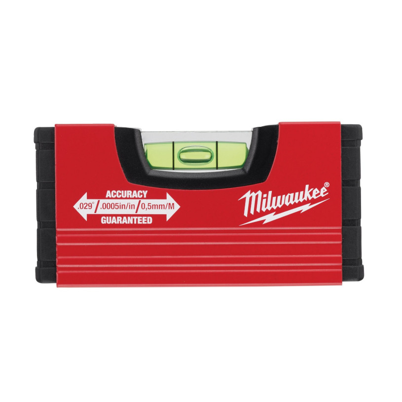 Niveau Tubulaire de Poche Aluminium Milwaukee® MINIBOX™ 100 MM MILWAUKEE NIVEMW4932459100