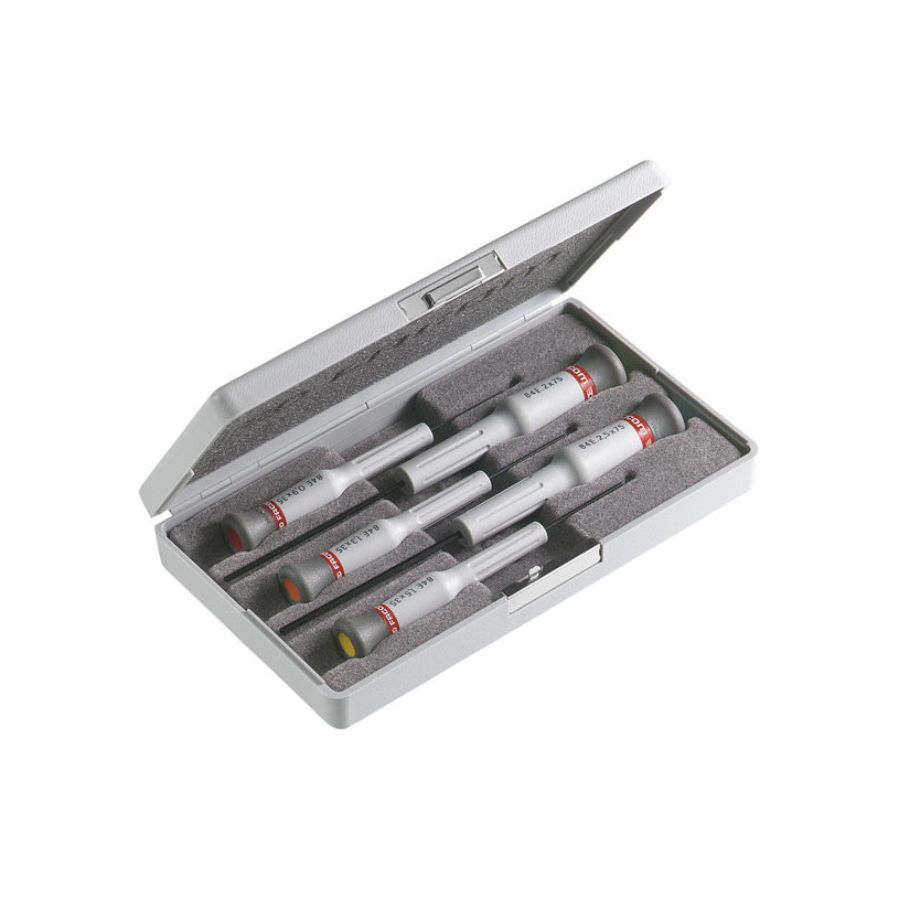 Coffret 5 Tournevis Héxagonal 6 Pans FACOM Micro-Tech® - 84E.J1 FACOM