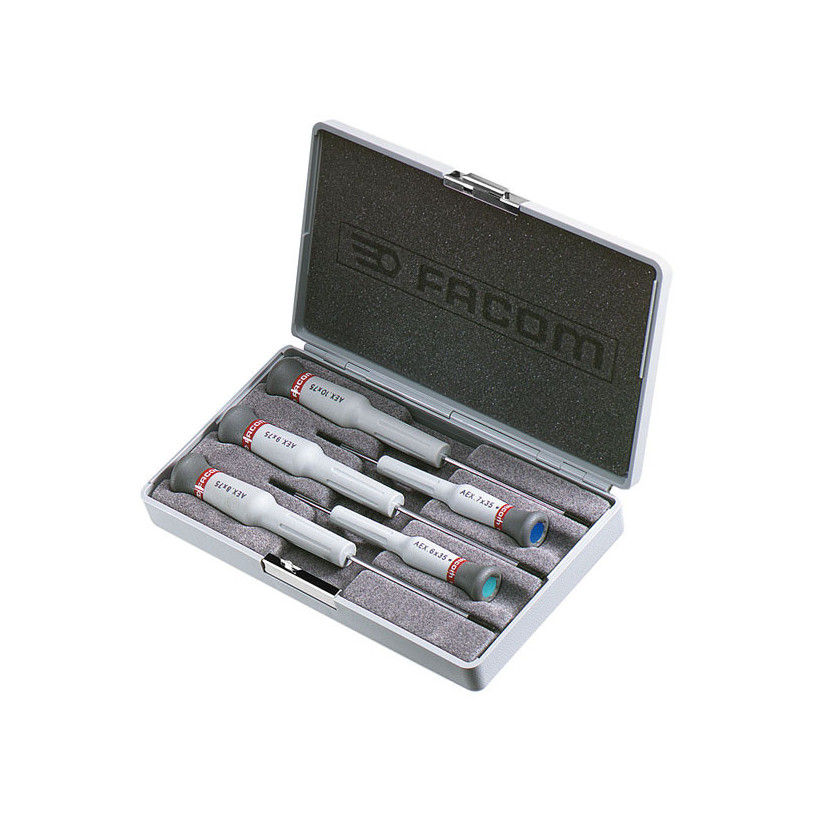 Coffret 5 Tournevis Torx® de Précision FACOM Micro-Tech® - AEX.J1 FACOM