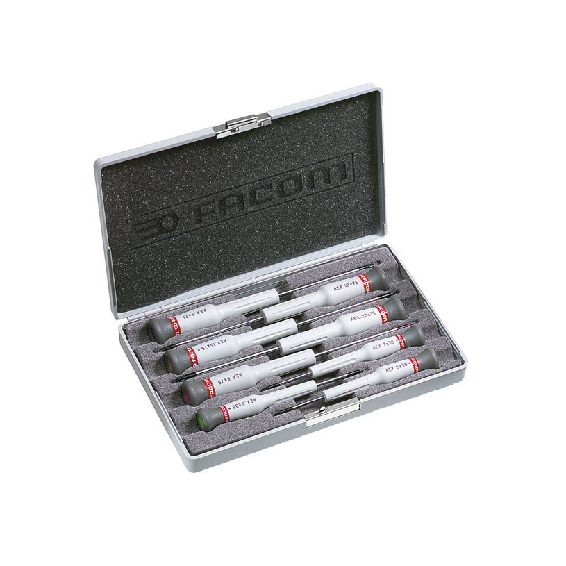 Coffret 8 Tournevis Torx® de Précision FACOM Micro-Tech® - AEX.J2 FACOM