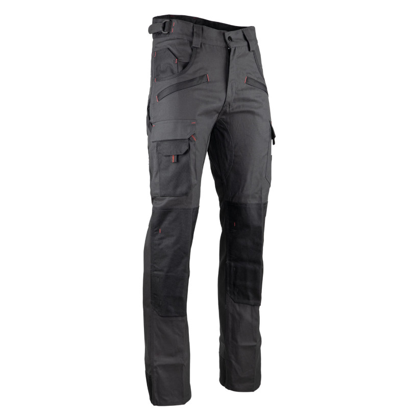 Pantalon de travail Gris Carbone-polycoton-ARGILE T36 LMA Lebeurre