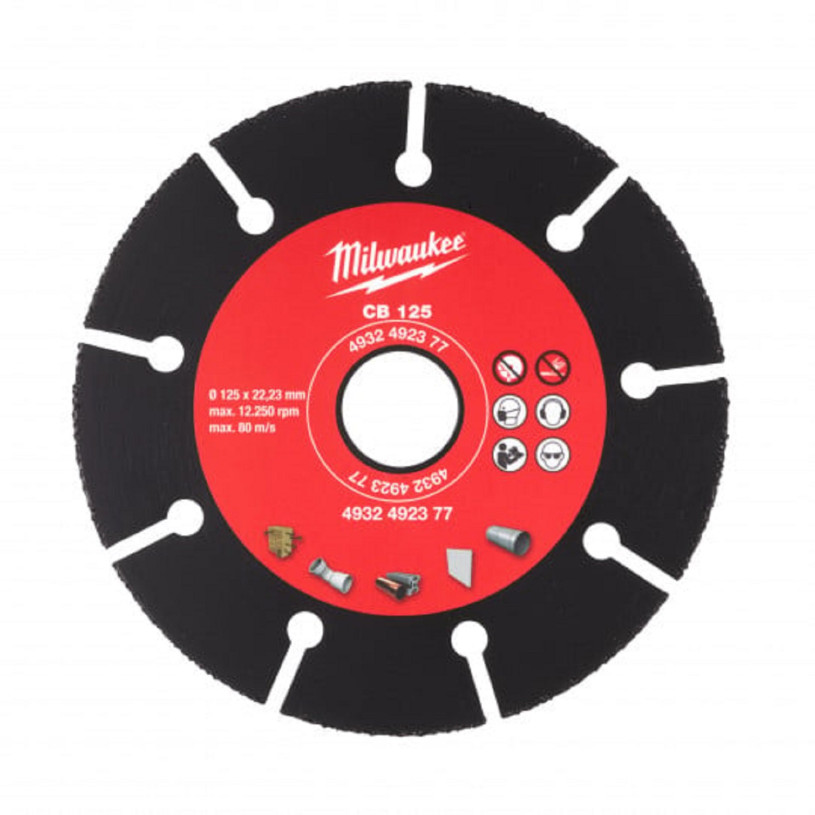 DISQUE DIAMANT Milwaukee Ø 125MM - Multimatériaux MILWAUKEE DISQDCA125MULTI