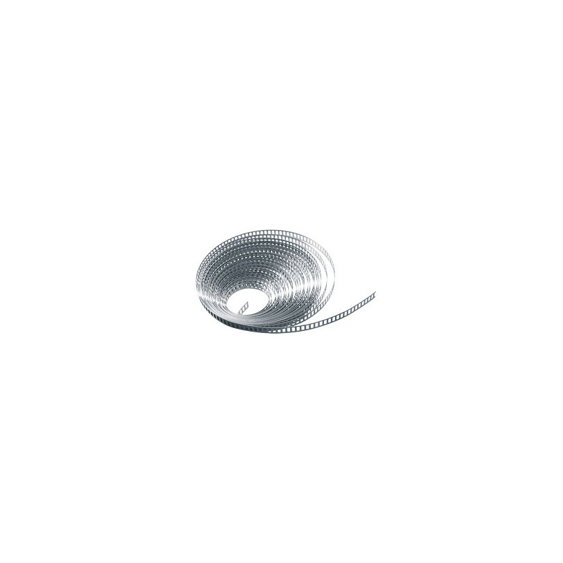 Bande inox ajourée largeur 18mm x 0.8mm - rouleau 10 mètres OETIKER