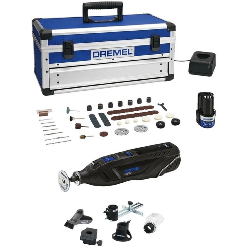 DREMEL8260-5/65 Ss Fil +1 batt. 12V-3Ah + Coffret + 65 Accessoires BOSCH DREMEL8260-5/65